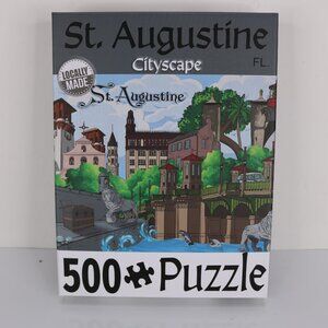 St Augustine Florida 500 Piece Puzzle * Excellent * Glare Free Material